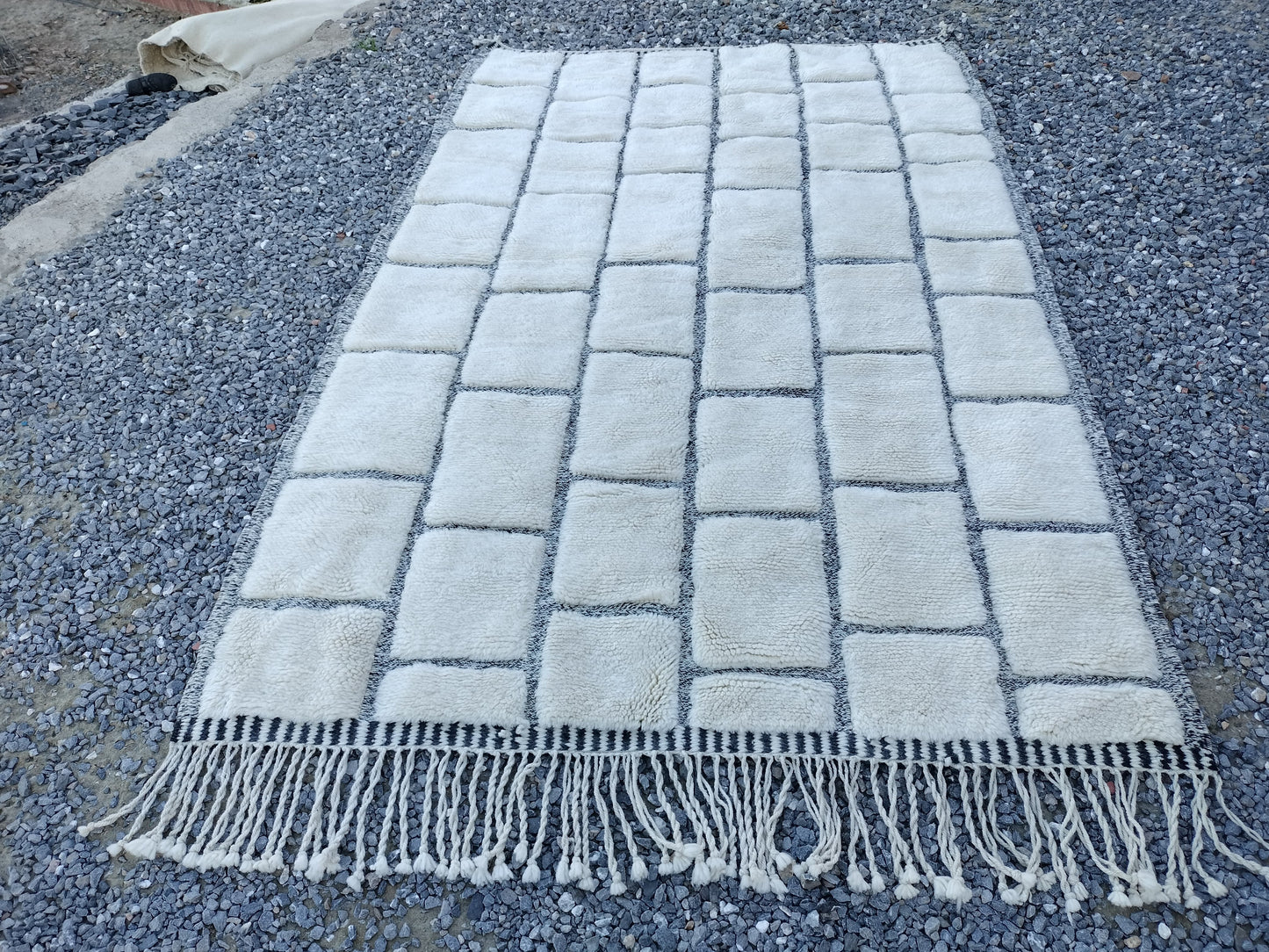 Amazigh/berber natural wool Rug #202401 - 165/275cm