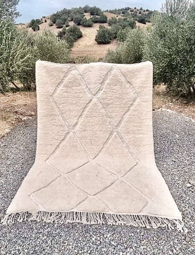 Amazigh/berber natural wool Rug #202405 - 247/177cm